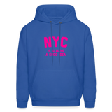 NYC Is Always A Good Idea Men's Hoodie - royal blue