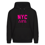 NYC Is Always A Good Idea Men's Hoodie - black