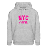 NYC Is Always A Good Idea Men's Hoodie - heather gray