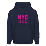 NYC Is Always A Good Idea Men's Hoodie - navy