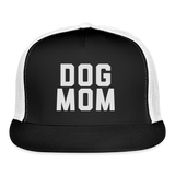 Dog Mom Trucker Cap - black/white