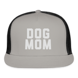 Dog Mom Trucker Cap - gray/black