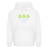 Nightshift Mode Men's Hoodie - white