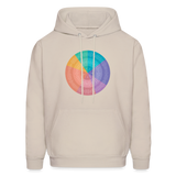 Emotional Wheel Men's Hoodie - Sand