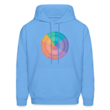 Emotional Wheel Men's Hoodie - carolina blue