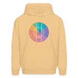 Emotional Wheel Men's Hoodie - light yellow