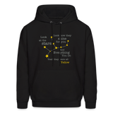 Yellow Coldplay Men's Hoodie - black