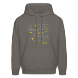 Yellow Coldplay Men's Hoodie - asphalt gray