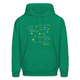 Yellow Coldplay Men's Hoodie - kelly green