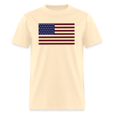 USA Flag Unisex Classic T-Shirt - natural