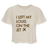 I Left My Louis on the Jet Women's Cropped T-Shirt