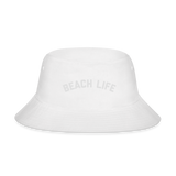 Beach Life Bucket Hat - white