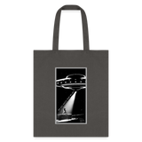 Beam Me Up Down Bad TTPD Taylor Swift Tote Bag - charcoal