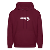 Single af Men's Hoodie - burgundy