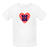 Big Sis Gildan Ultra Cotton Youth T-Shirt - white