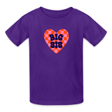 Big Sis Gildan Ultra Cotton Youth T-Shirt - purple