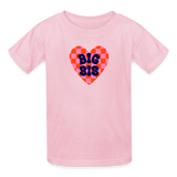 Big Sis Gildan Ultra Cotton Youth T-Shirt - light pink