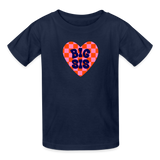 Big Sis Gildan Ultra Cotton Youth T-Shirt - navy