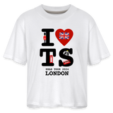 I Heart TS Eras 2024 London Taylor Women's Boxy Tee - white