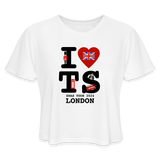 I Heart TS Eras London Taylor Women's Cropped T-Shirt