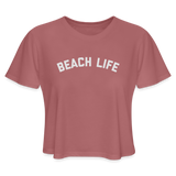 Beach Life Women's Cropped T-Shirt