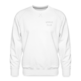 Nomad Club Men’s Premium Sweatshirt - white