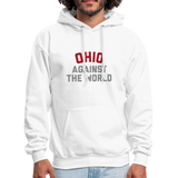 Ohio Against the World Men's Hoodie - white