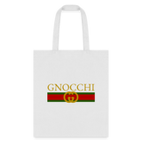 Gnocci Gucci Tote Bag - white