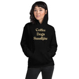 Coffee Dogs Sunshine Unisex Hoodie