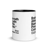 The Breakfast Club Math Club Mug with Color Inside