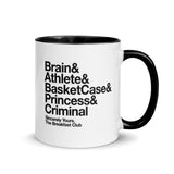 The Breakfast Club Math Club Mug with Color Inside