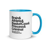 The Breakfast Club Claire Mug with Color Inside