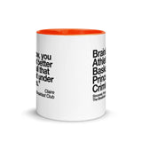 The Breakfast Club Claire Mug with Color Inside