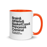 The Breakfast Club Math Club Mug with Color Inside