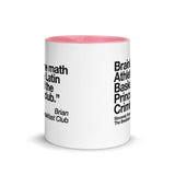 The Breakfast Club Math Club Mug with Color Inside