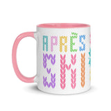 Après Ski Stitch Mug with Color Inside