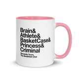 The Breakfast Club Math Club Mug with Color Inside