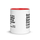 The Breakfast Club Claire Mug with Color Inside