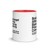 The Breakfast Club Don't You Forget About Me Mug with Color Inside