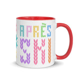 Après Ski Stitch Mug with Color Inside