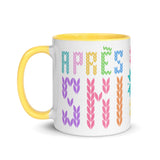 Après Ski Stitch Mug with Color Inside