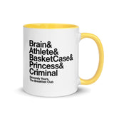 The Breakfast Club Math Club Mug with Color Inside